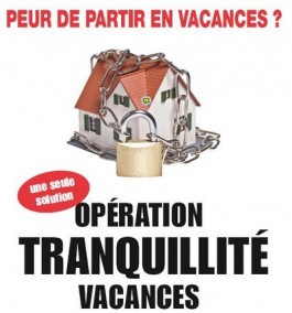 Opération tranquilité vacances