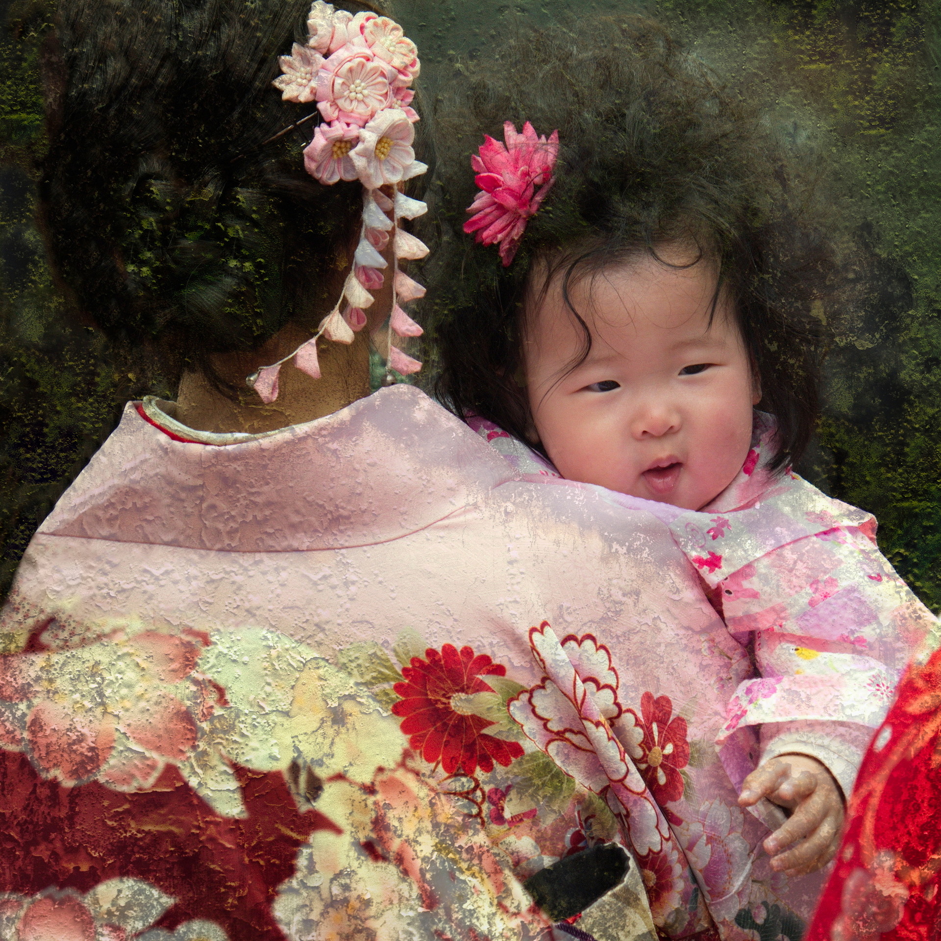 Femme et son enfant - Japon